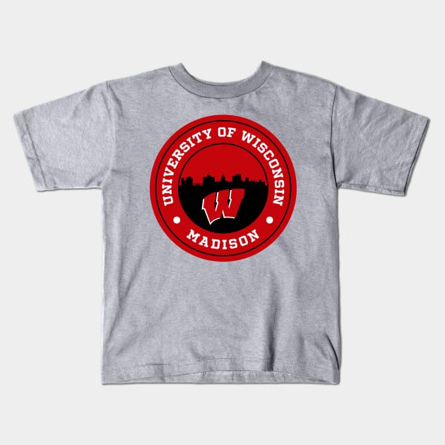 Madison - Circle Kids T-Shirt by Josh Wuflestad